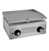 Plancha a Gas Lisa Cromada 600 mm HR Fainca PLC600RT Profesional