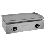 Plancha a Gas Lisa Cromada 900 mm HR Fainca PLC900RT Profesional