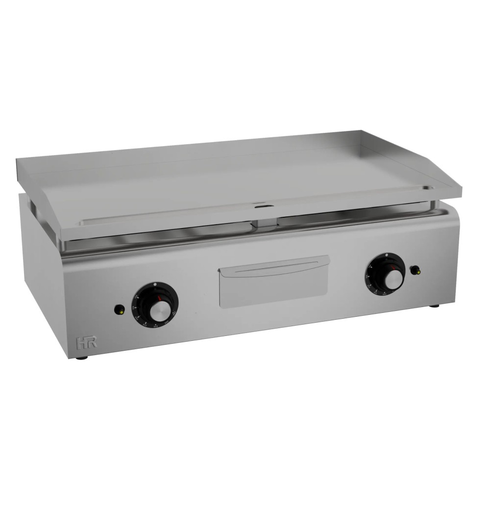 Plancha a Gas Lisa Cromada HR Fainca PLC900CR Profesional 900 mm