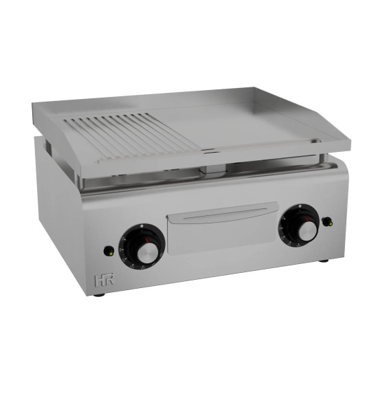 Plancha Gas Mixta Cromada HR Fainca PLC600CRRN 600 mm Profesional