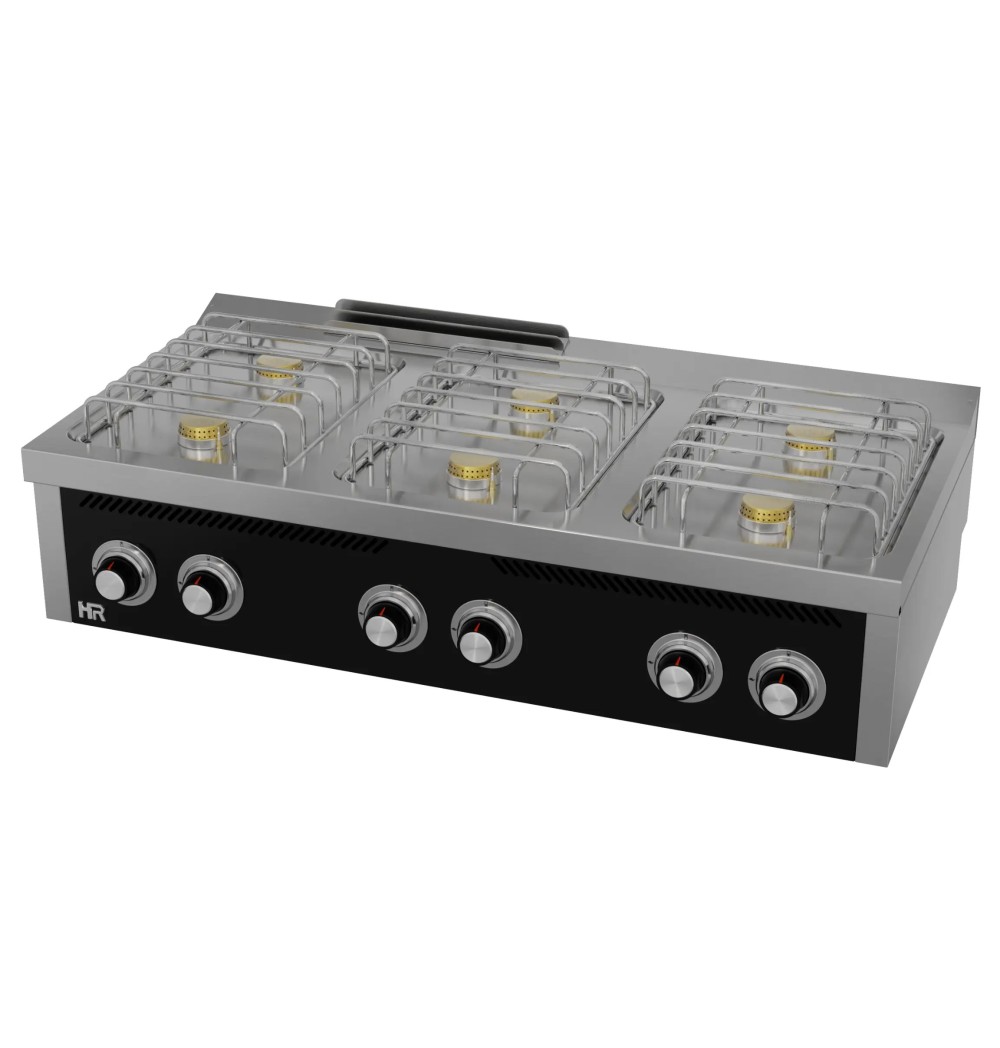 Cocina a Gas 6 Fuegos HR Fainca CB6F600S Serie 600
