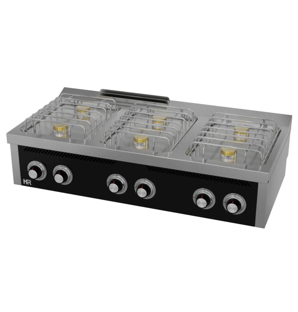 Cocina a Gas 6 Fuegos HR Fainca CB6F600S Serie 600