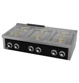 Cocina a Gas 6 Fuegos HR Fainca CB6F600S Serie 600