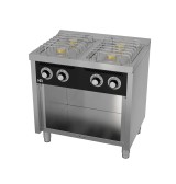 Cocina a Gas 4 Fuegos con Soporte HR Fainca CB4F600E Serie 600