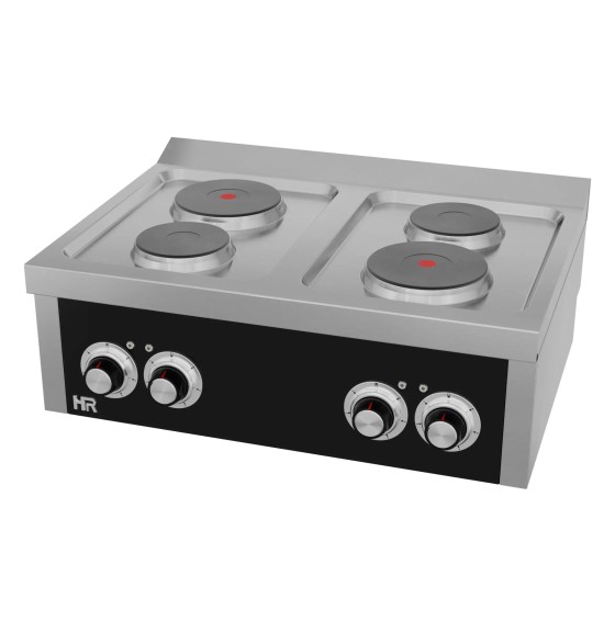 Cocina Eléctrica 4 Placas HR Fainca CE4P600S Serie 600
