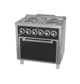 Cocina Eléctrica Profesional 4 Placas con Horno HR Fainca CE4P600H