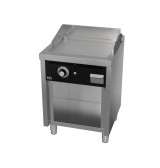 Fry Top a Gas Profesional Placa Lisa con Soporte HR Fainca FT6006E Serie 600