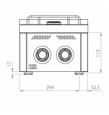 Cocina a Gas 2 Fuegos HR Fainca CB2F600S Serie 600