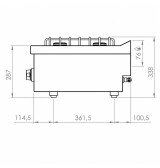 Cocina a Gas 6 Fuegos HR Fainca CB6F600S Serie 600