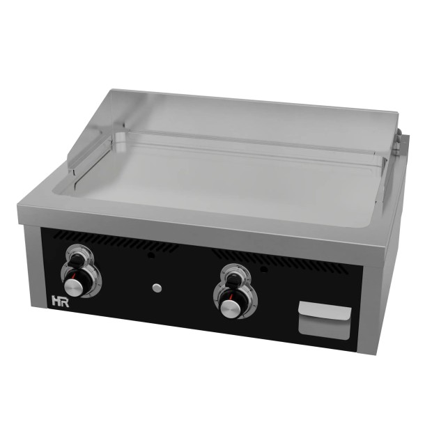 Fry Top a Gas Profesional Placa Cromada Lisa HR Fainca FT6008SCR Serie 600