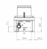 Freidora a Gas Profesional 8 Litros HR Fainca FDG8L600S Serie 600