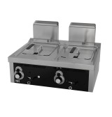 Freidora a Gas Profesional Doble 2x8 Litros HR Fainca FDG8L8L600S Serie 600