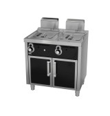 Freidora a Gas Profesional Doble 2x8 Litros con Mueble HR Fainca FDG8L8L600E Serie 600
