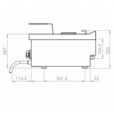 Freidora Eléctrica Profesional 10 Litros HR Fainca FD10L6M600S Serie 600
