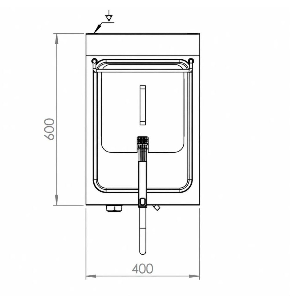 Freidora Eléctrica Profesional 10 Litros HR Fainca FD10L6M600S Serie 600