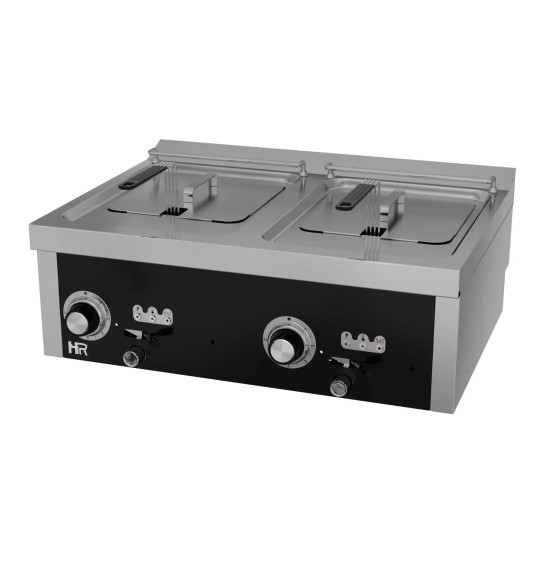 Freidora Eléctrica Profesional Doble 10 Litros HR Fainca FD10L10L8T600S Serie 600