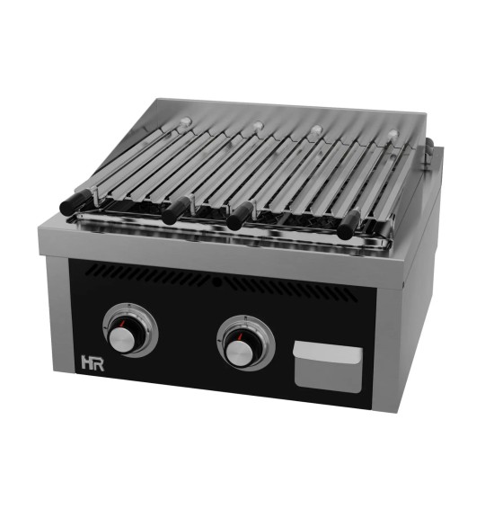 Barbacoa a Gas Profesional Piedra Volcánica Sobremesa HR Fainca B6006S Serie 600