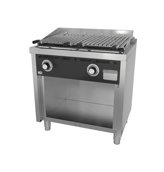 Barbacoa a Gas Profesional HR Fainca B6008E con Mueble Serie 600 16,6 kW