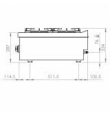 Cocina a Gas 4 Fuegos HR Fainca C4F750S Serie 750