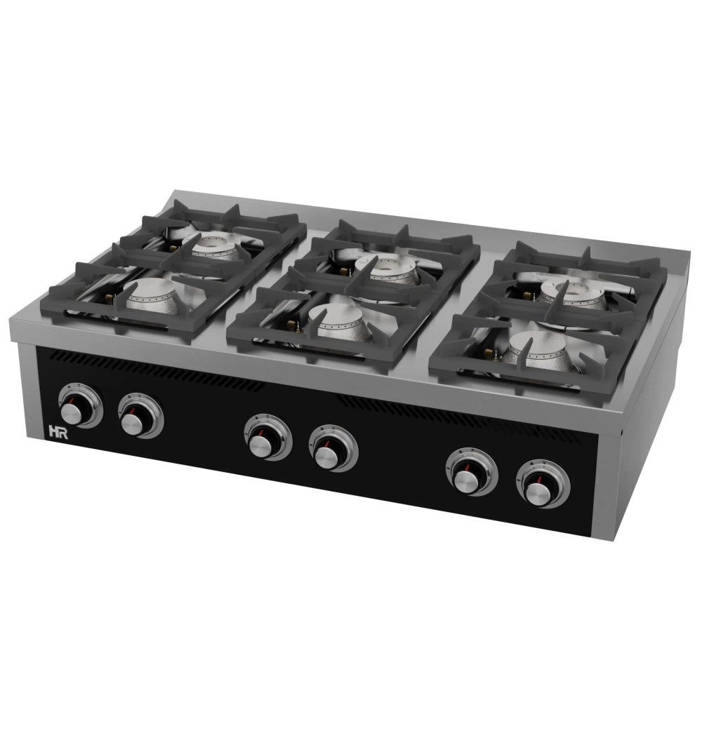 Cocina a Gas 6 Fuegos HR Fainca C6F750S Serie 750