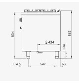 Cocina a Gas 4 Fuegos con Horno HR Fainca C4F750H Serie 750