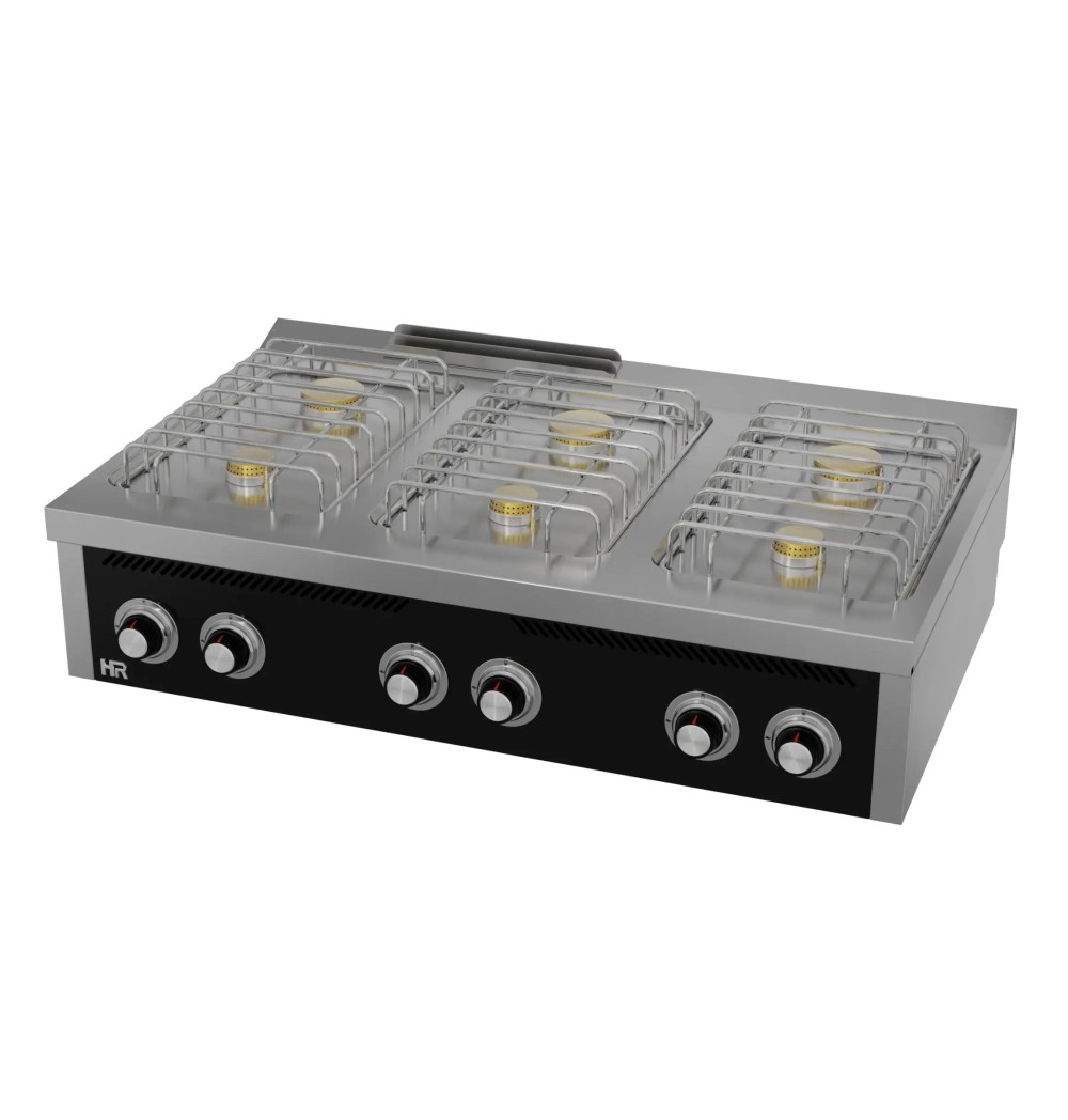 Cocina a Gas 6 Fuegos BASIC HR Fainca CB6F750S Serie 750