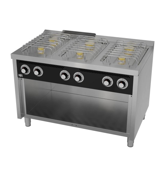 Cocina a Gas 6 Fuegos BASIC HR Fainca CB6F750E Serie 750