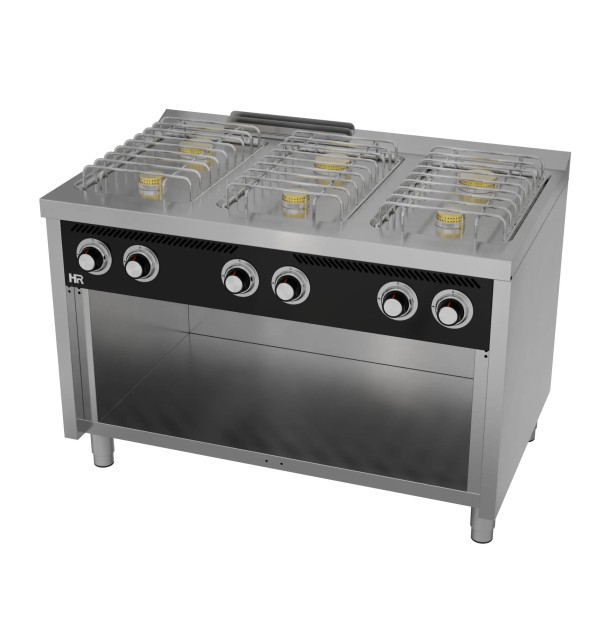 Cocina a Gas 6 Fuegos BASIC HR Fainca CB6F750E Serie 750