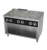 Cocina a Gas 6 Fuegos BASIC HR Fainca CB6F750E Serie 750