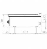 Cocina Eléctrica 4 Placas Redondas HR Fainca CE4P750S Serie 750