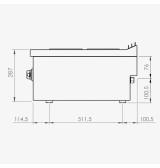 Cocina Eléctrica 6 Placas Redondas HR Fainca CE6P750S Serie 750