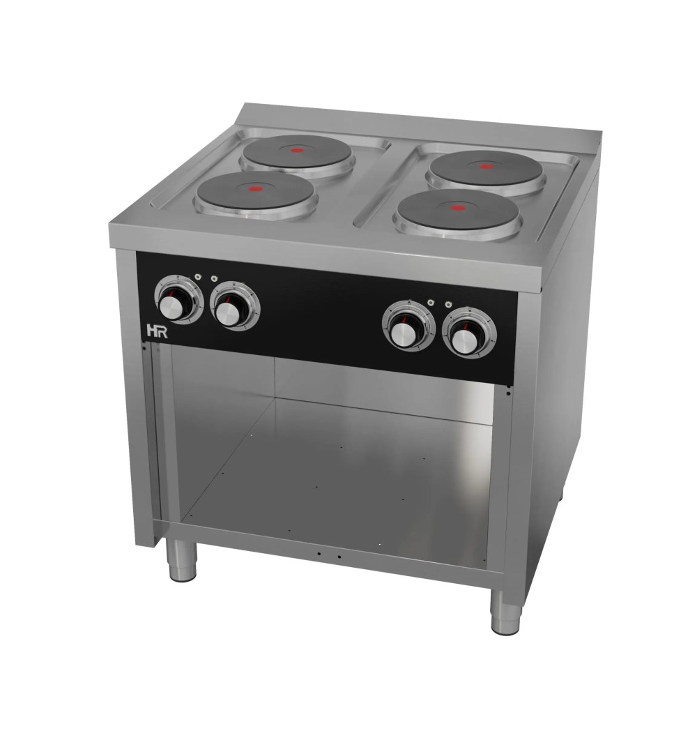 Cocina Eléctrica 4 Placas con Soporte HR Fainca CE4P750E Serie 750