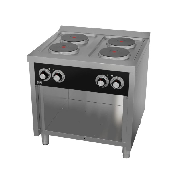Cocina Eléctrica 4 Placas con Soporte HR Fainca CE4P750E Serie 750