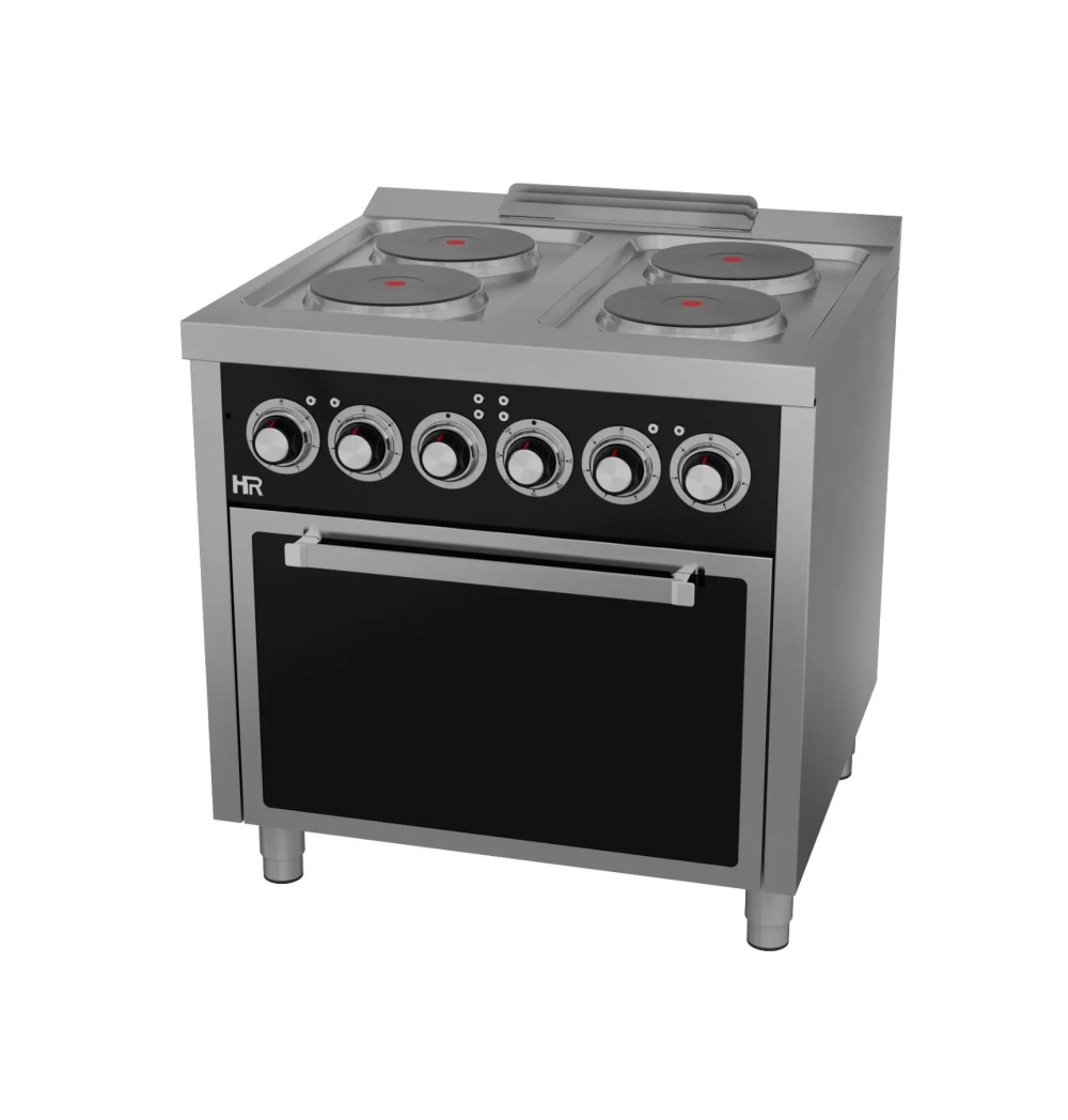 Cocina Eléctrica 4 Placas con Horno HR Fainca CE4P750H Serie 750