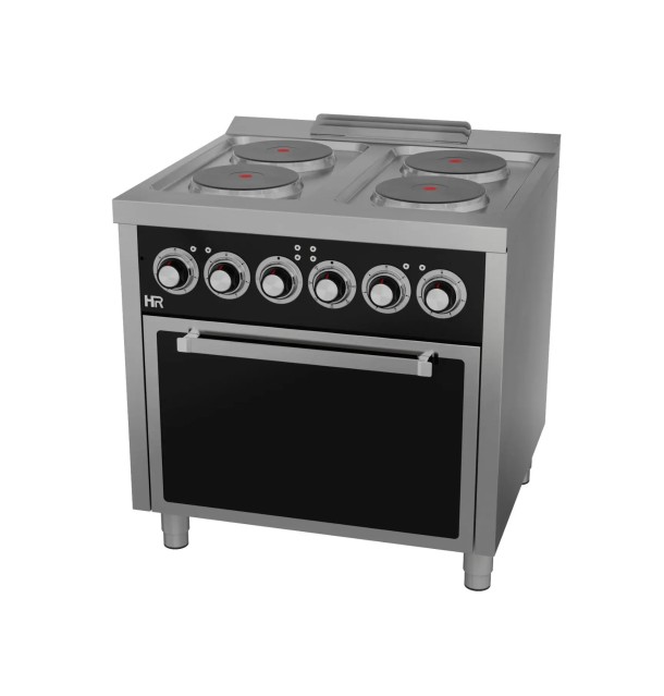 Cocina Eléctrica 4 Placas con Horno HR Fainca CE4P750H Serie 750