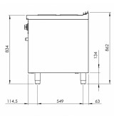 Cocina Eléctrica 4 Placas con Horno HR Fainca CE4P750H Serie 750