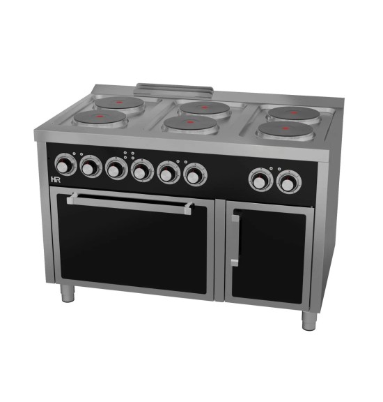 Cocina Eléctrica 6 Placas con Horno HR Fainca CE6P750H Serie 750