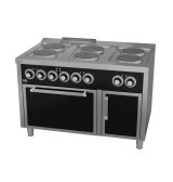 Cocina Eléctrica 6 Placas con Horno HR Fainca CE6P750H Serie 750