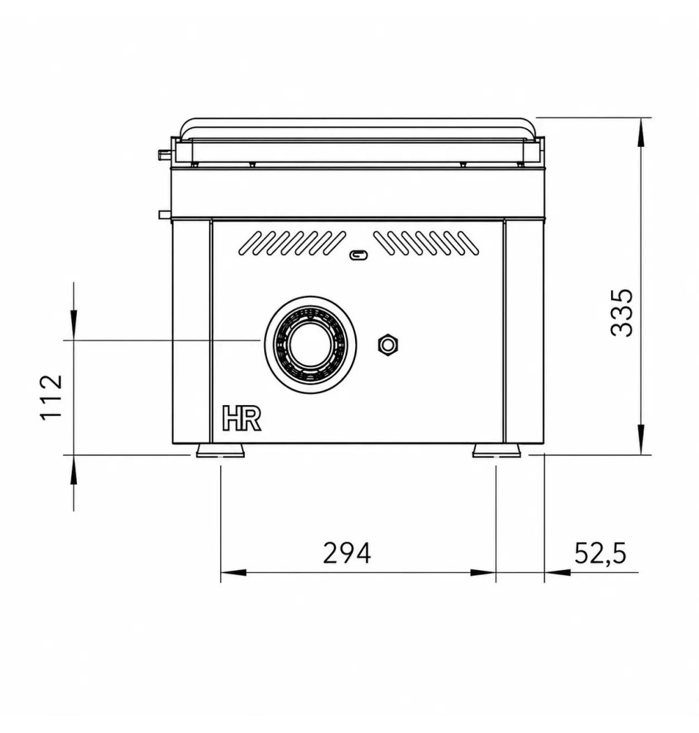 Placa Radiante a Gas HR Fainca PR7504S Serie 750