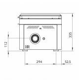 Placa Radiante a Gas HR Fainca PR7504S Serie 750