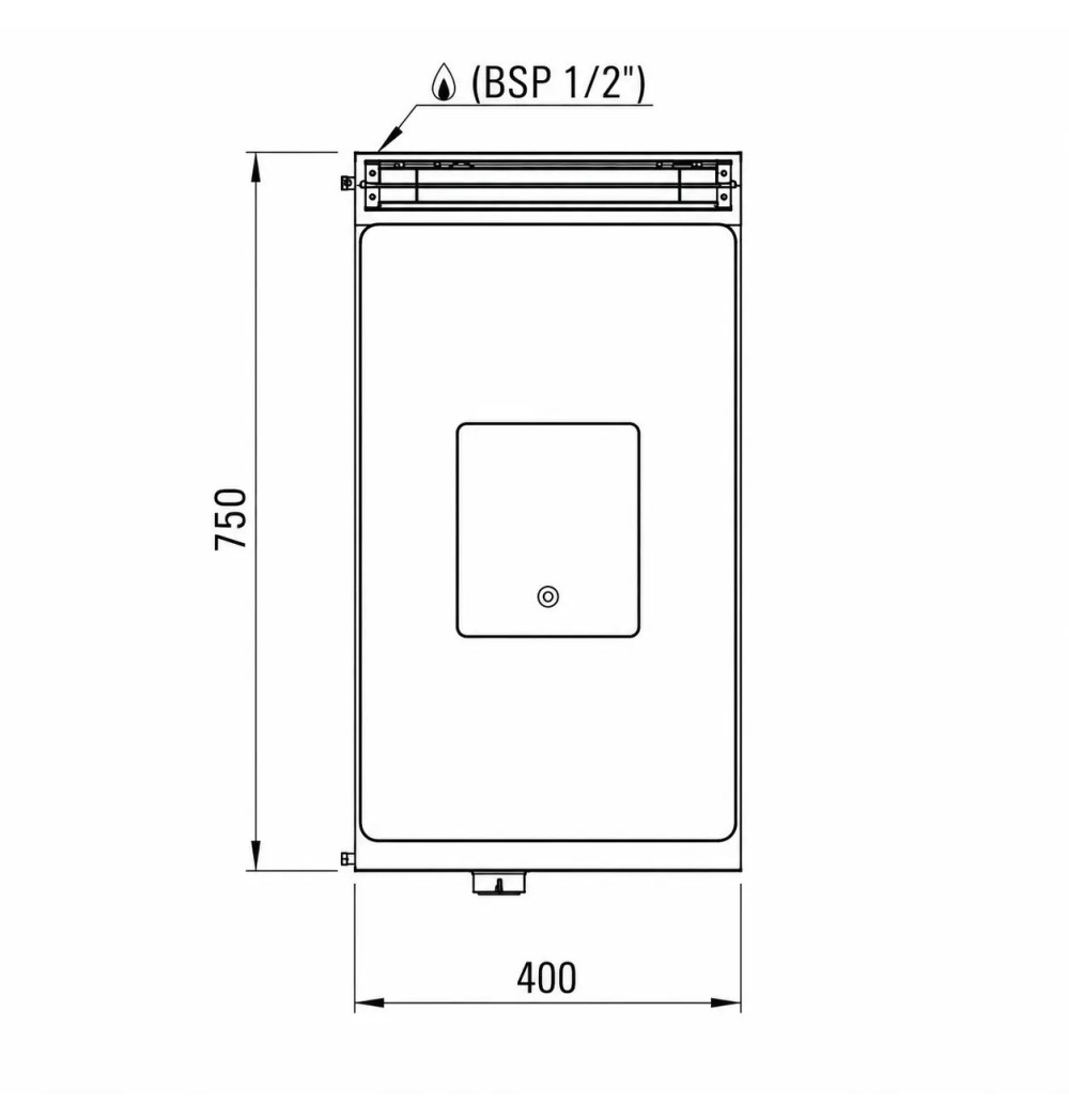 Placa Radiante a Gas HR Fainca PR7504S Serie 750