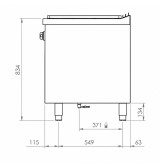 Placa Radiante Gas HR Fainca PR7508E Serie 750