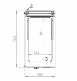 Fry Top Eléctrico HR Fainca FTE7504S Acero Serie 750