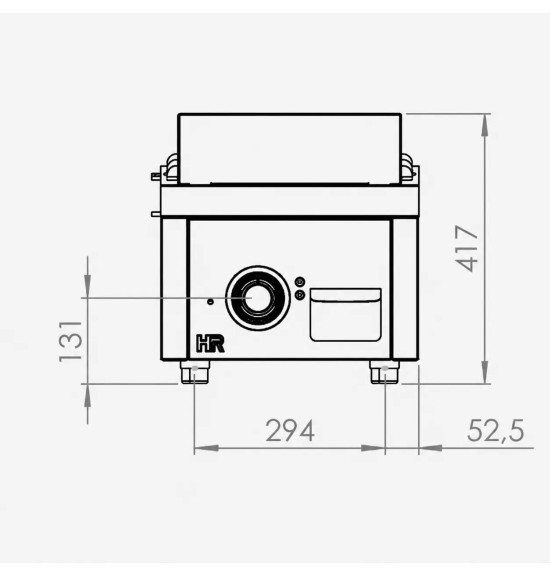 Fry top eléctrico FTE7504SCR HR Fainca | Serie 750