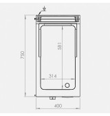 Fry top eléctrico FTE7504SCR HR Fainca | Serie 750