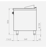 Fry top eléctrico de cromo FTE7506ECR | HR Fainca
