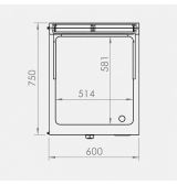 Fry top eléctrico de cromo FTE7506ECR | HR Fainca