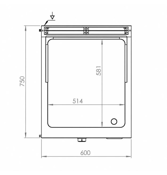 Fry top eléctrico FTE7506S HR Fainca | Serie 750