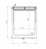 Fry top eléctrico de cromo FTE7506SCR | HR Fainca