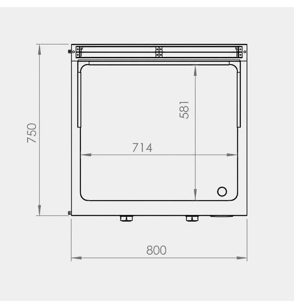 Fry top eléctrico FTE7508E HR Fainca | Serie 750